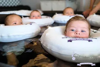 Спа центрове за бебета идват на мода