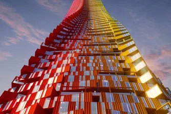 Красиви сгради, направени от отпадъци