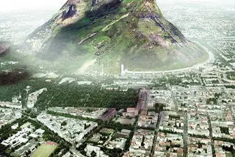 Изкуствена планина се извисява в небето над Берлин?