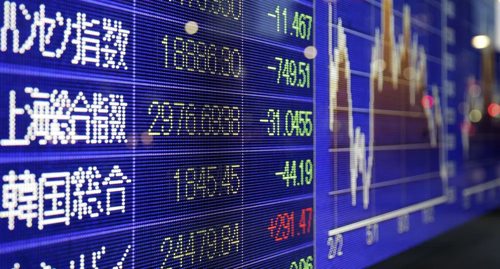 Азиатските индекси последваха щатските надолу