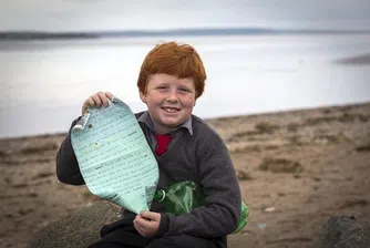 Писмо в бутилка пропътува 5 100 км