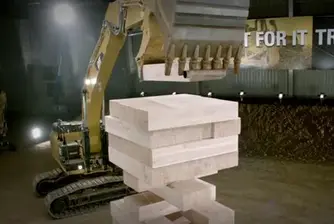 Caterpillar с интересен рекламен видеоклип