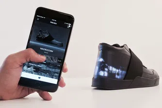 Техно бъдеще: маратонки с екрани