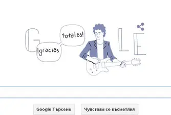 Google с doodle за 56 години от рождението на Густаво Серати