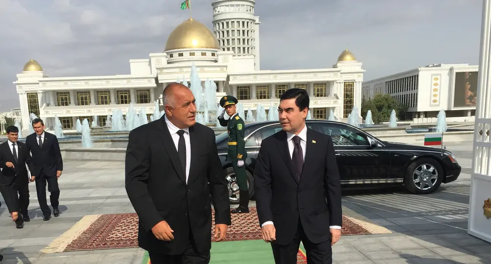 Бойко Борисов на среща с президента на Туркменистан
