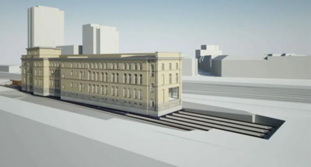 В Швейцария местят 6200-тонна сграда