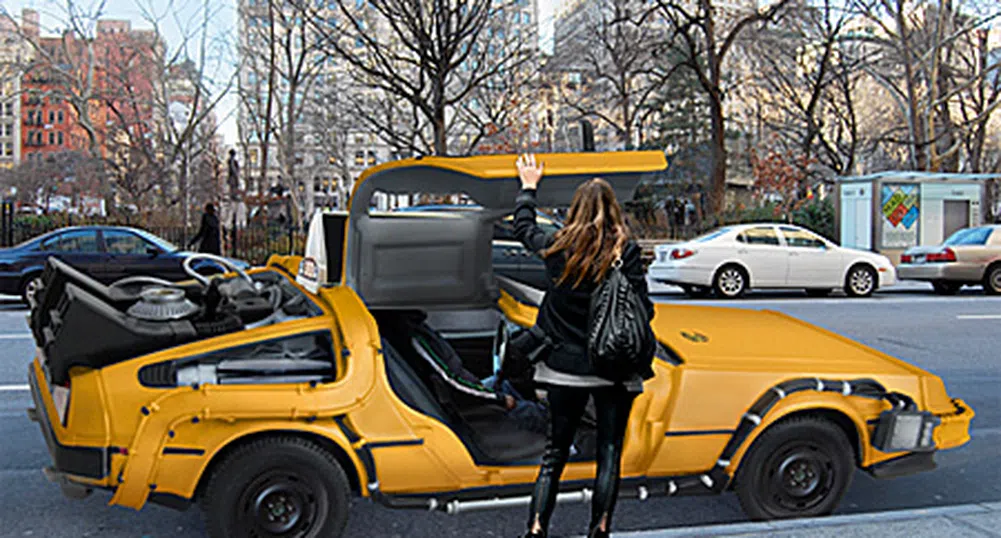 Какво ще кажете да се возите в такова такси?