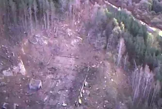 Вижте кадрите, заснети от безпилотен самолет над Горни Лом
