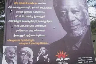 Почетоха Морган Фрийман погрешка вместо Нелсън Мандела