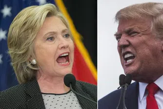 Пада преднината на Хилари Клинтън пред Доналд Тръмп