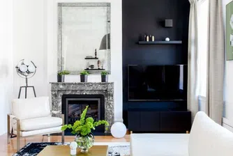 7 начина да декорирате зоната около телевизора