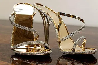 В Бирмингам показват най-скъпите обувки в света