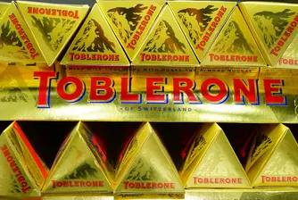 Промяна на формата на Toblerone разгневи феновете