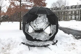 Изобретиха преносимо убежище за бездомници