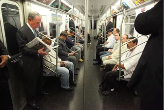 Милиардерите също ползват метрото