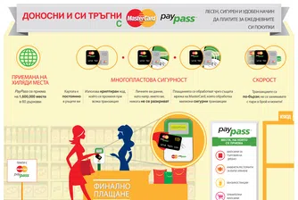 Банка ДСК стана част от семейството на MasterCard PayPass