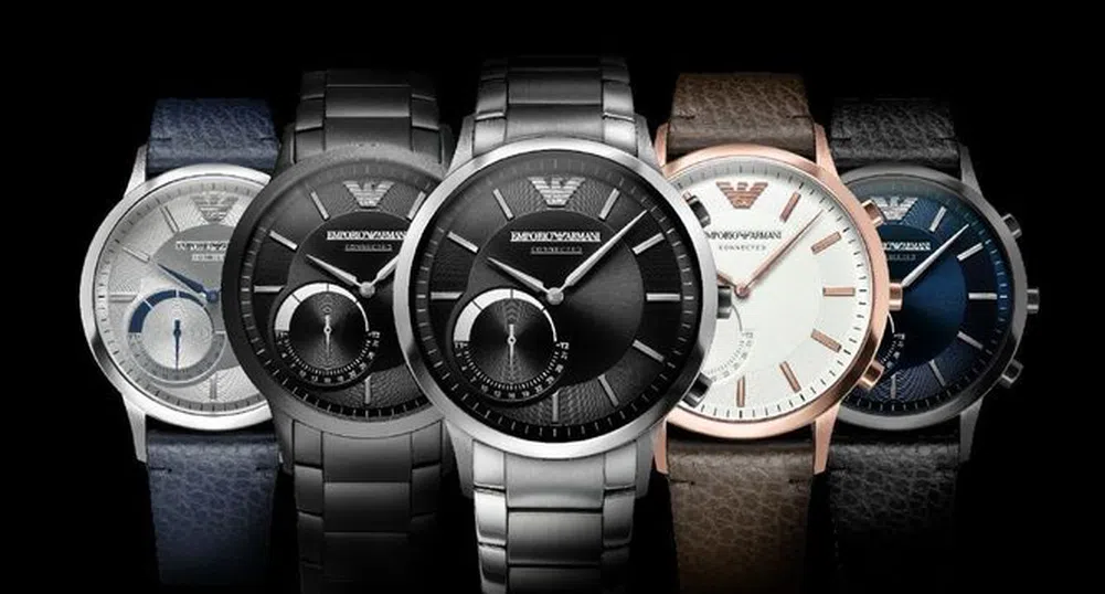Armani представи своята първа колекция смартчасовници