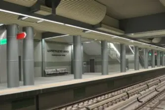 Едната линия на метрото спря заради наводнение