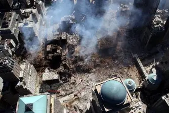 Част от самолет от атентата от 11 септември, намерена в Манхатън