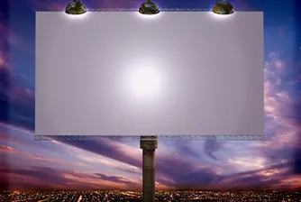 Слагат специален стикер на рекламните съоръжения край пътищата