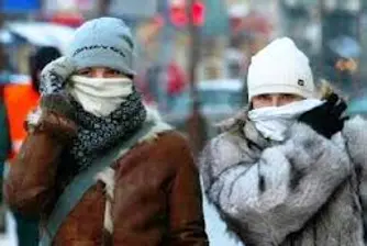 В Русия термометрите показват до минус 30 градуса