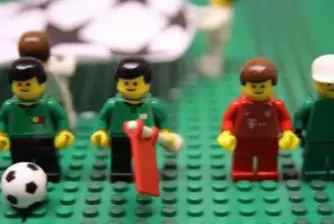 Вижте финала в Шампионска лига, пресъздаден с Lego