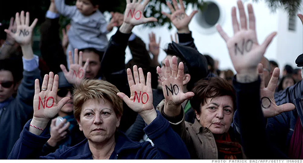 Протести в Кипър