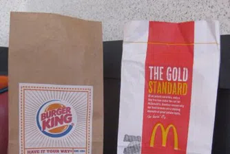 McDonalds и  Burger King спорят коя верига е по-здравословна