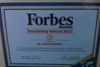 Форбс-Румъния удостои Дянков с награда
