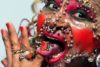 Най-екстремните пиърсинги в света