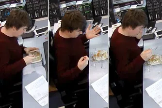 Когато обядът се взриви на бюрото ви (видео)