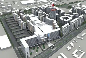 Замразените офисни проекти в София са 860 хил. кв. м