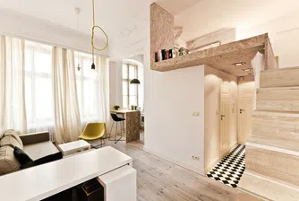 Този апартамент е с площ от едва 30 кв. метра