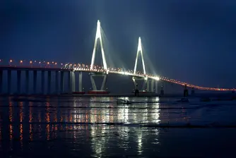 Hangzhou Bay Bridge – мостът с най-широките платна