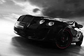 Bentley се заби в барикадите в Киев (видео)