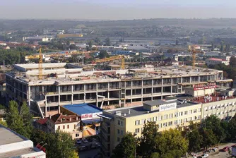 Приключва етап „груб строеж" на Mall Pleven