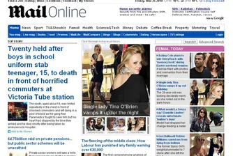 Mail Online е най-посещаваният новинарски сайт в Англия