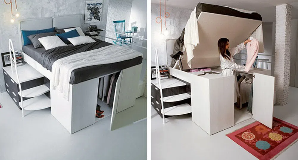 Умни мебели, с които малкото жилище е по-функционално