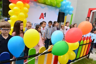 А1 откри ново крило на детската градина за деца на служители