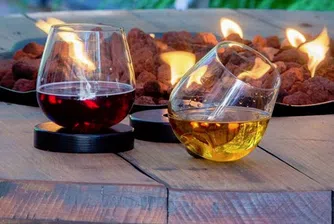 Иновативни неразливащи се чаши за вино за безгрижни вечери