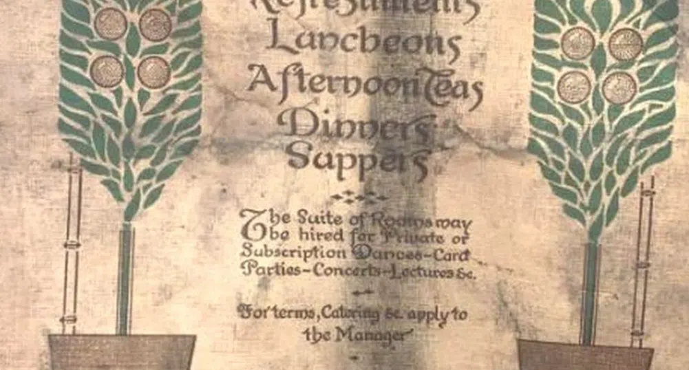 Строителни работници откриха меню на британски ресторант от 1913 година