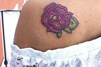 Бродирани татуировки? Дори и да не ви се вярва, те са истински