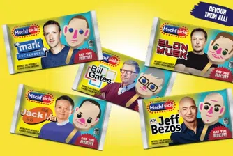 Да похапнеш милиардер - създадоха сладолед с Гейтс, Безос и Мъск