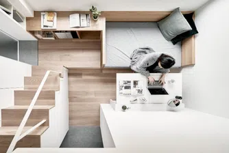 Невероятен апартамент от 17.6 квадрата с баня с вана