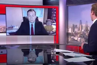 Как интервю за ВВС се обърка ужасно по забавен начин?