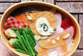 Японското изкуство за красива храна kyaraben (снимки)