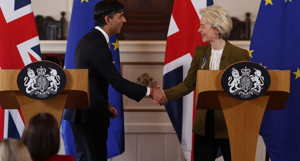 Решителен пробив: ЕС и Лондон се споразумяха за Северна Ирландия