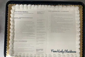 За да впечатли Nike, жена изпрати CV-то си върху торта