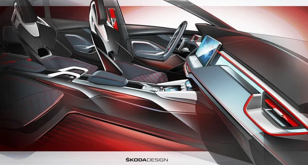 Интериорът на новата Skoda Rapid 2019 е далеч от скуката