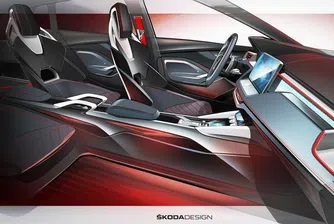 Интериорът на новата Skoda Rapid 2019 е далеч от скуката